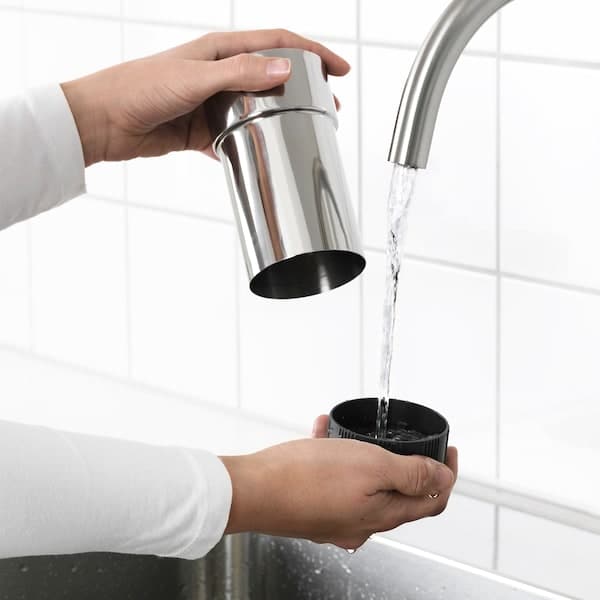 Ikea KALKGRUND - Toothbrush holder, chrome-plated ,