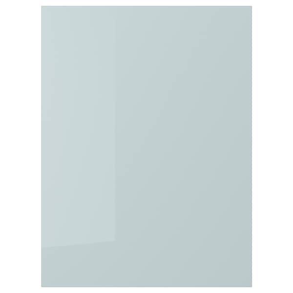 KALLARP door, high-gloss light grey-blue, 60x80 cm