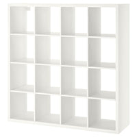 KALLAX shelving unit, white, 147x147 cm