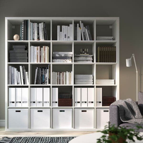 KALLAX - Shelving unit, white, 182x182 cm - best price from Maltashopper.com 70301537