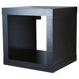 KALLAX shelving unit, black-brown, 42x41 cm