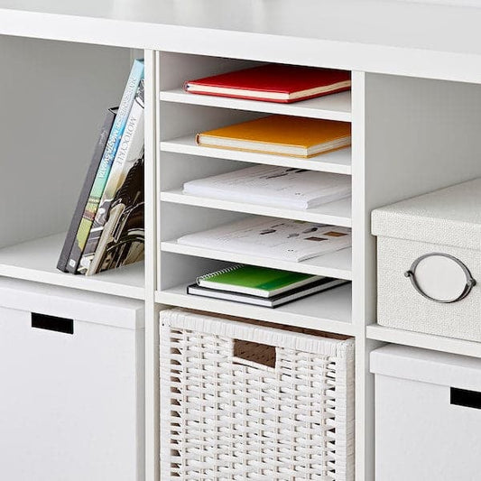 Ikea KALLAX Internal structure with 4 shelves - white 33x33 cm , 33x33 cm