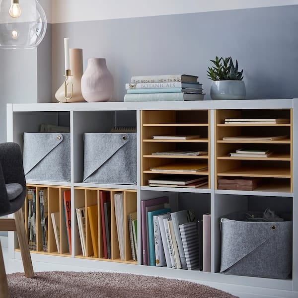 Ikea KALLAX - Internal frame with 4 shelves, pine,33x33 cm