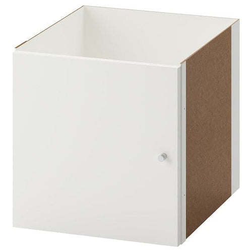 KALLAX - Insert with door, high-gloss white, 33x33 cm