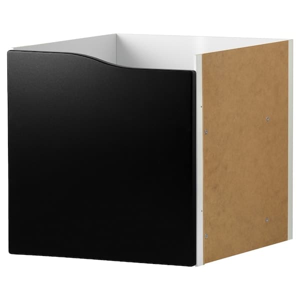 Ikea KALLAX - Insert with door, wave shaped/blackboard surface, 33x33 cm