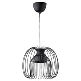 KALLFRONT / HEMMA pendant lamp, black, 32 cm