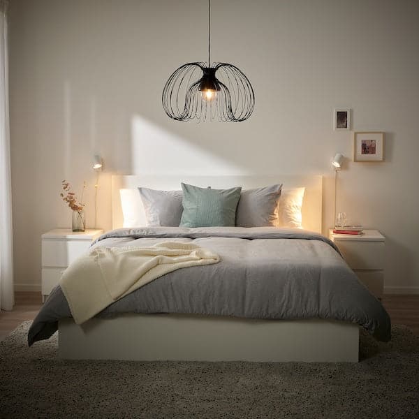 Ikea KALLFRONT - Pendant lamp shade, black, 52 cm