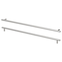 KALLRÖR handle, stainless steel, 597 mm, 2 pack