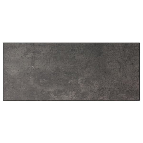 KALLVIKEN - Drawer front, dark grey concrete effect, 60x26 cm