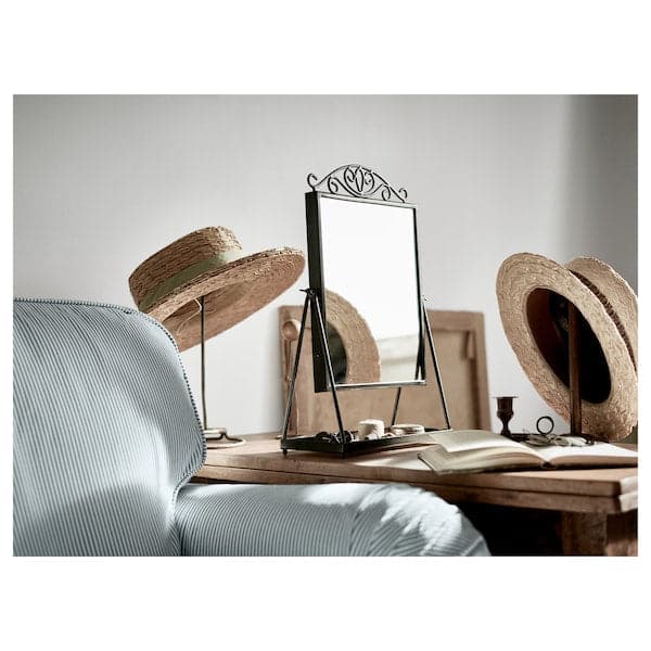 Ikea KARMSUND - Table mirror, black, 27x43 cm