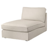 KIVIK chaise longue, Gunnared beige, 90x83x163 cm