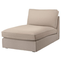 KIVIK chaise longue, Tallmyra beige, 90x83x163 cm