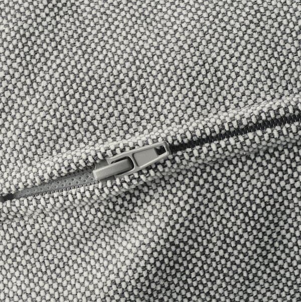 Ikea KIVIK - 3-seater sofa with chaise-longue, Tallmyra white/black ,