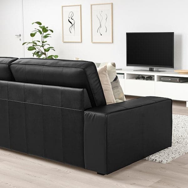 Ikea KIVIK 3seat sofa Grann/Bomstad black ,