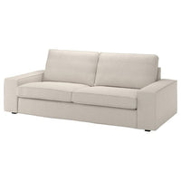 KIVIK 3-seat sofa, Gunnared beige, 228x83x95 cm