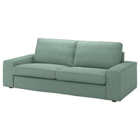 KIVIK 3-seat sofa, Tallmyra light green, 228x83x95 cm