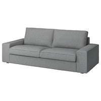 KIVIK 3-seat sofa, Tibbleby beige/grey, 228x83x95 cm