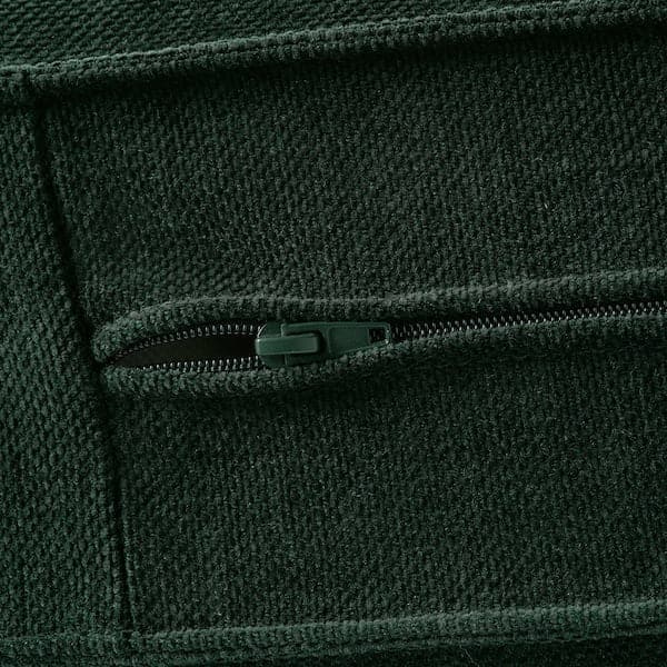 Ikea KIVIK - 4-seater sofa with chaise-longue, Tallmyra dark green ,