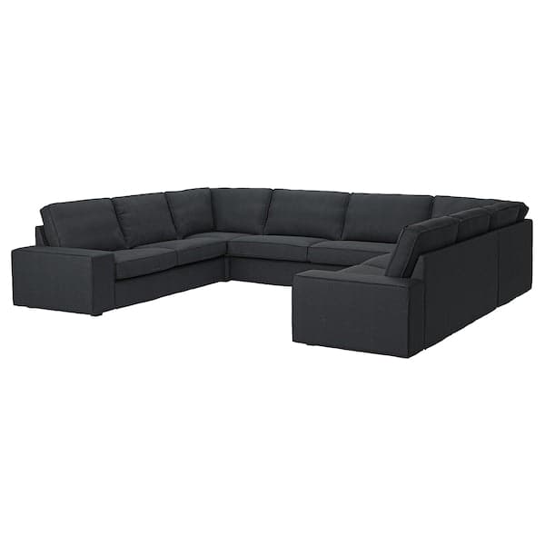 Ikea KIVIK - 7-seater U-shaped sofa, Tresund anthracite ,