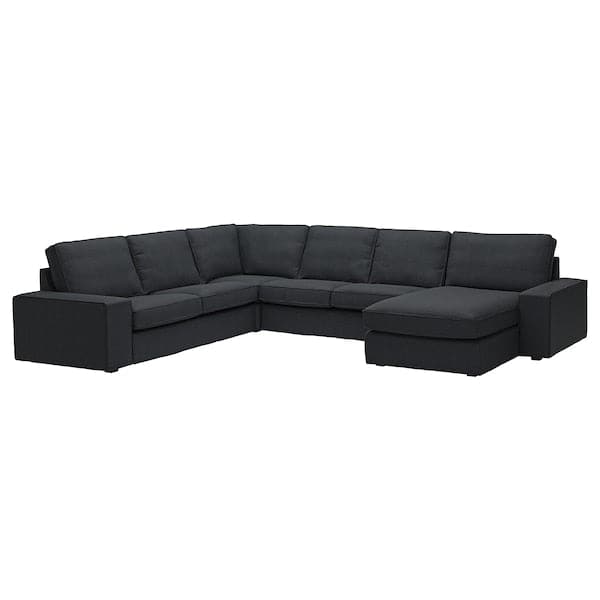 Ikea KIVIK - 5 seater corner sofa/chaise-longue, Tresund anthracite ,