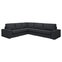 KIVIK corner sofa, 5-seat, Tresund anthracite, 24x83x95 cm