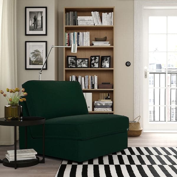 KIVIK - 1-seater sofa bed, Tallmyra dark green , - best price from Maltashopper.com 99482778