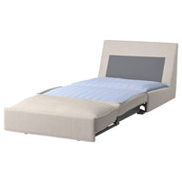 KIVIK 1-seat sofa-bed, Tresund light beige, 90x86x97 cm
