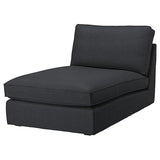 KIVIK cover for chaise longue, Tresund anthracite