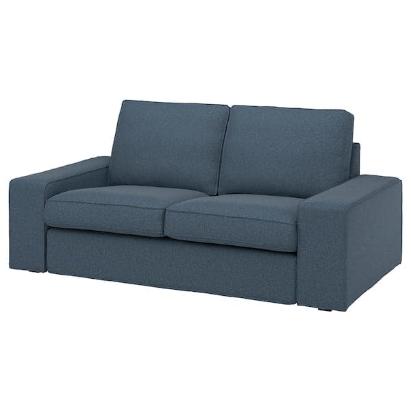 Ikea KIVIK - 2-seater sofa cover, Gunnared blue ,