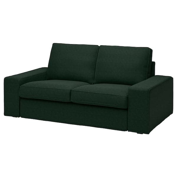 Ikea KIVIK - 2-seater sofa cover, Tallmyra dark green ,