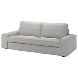 KIVIK cover for 3-seat sofa, Tallmyra white/black
