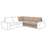 KIVIK cover for corner section, Tallmyra beige
