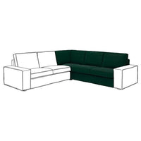 KIVIK cover for corner section, Tallmyra dark green