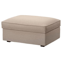 KIVIK footstool with storage, Tallmyra beige, 90x43x70 cm