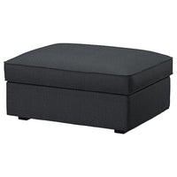 KIVIK footstool with storage, Tresund anthracite, 90x43x70 cm