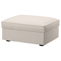 KIVIK footstool with storage, Tresund light beige, 90x43x70 cm