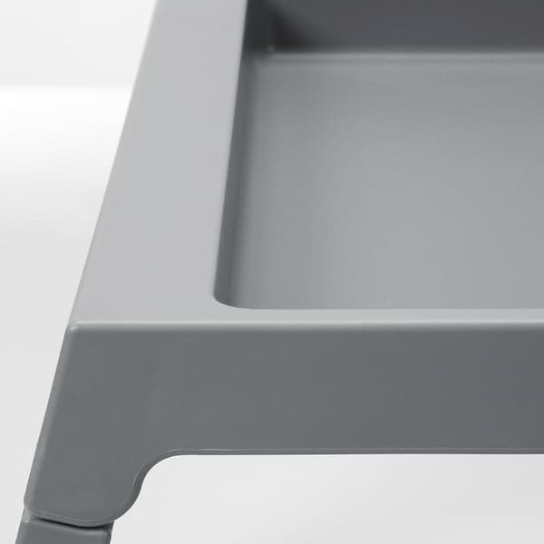 Ikea KLIPSK - Bed tray, grey ,
