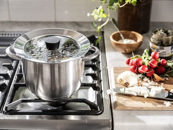 Ikea KLOCKREN - Lid, glass, 21 cm