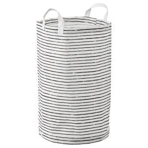 Ikea KLUNKA - Laundry bag, white/black, 60 l