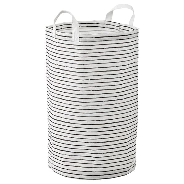 Ikea KLUNKA - Laundry bag, white/black, 60 l
