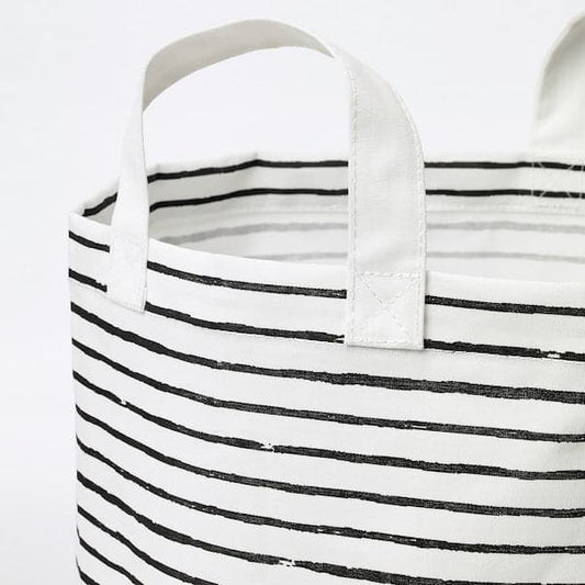 Ikea KLUNKA - Laundry bag, white/black, 60 l
