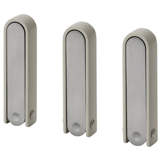 Ikea KLYKET - Folding hook, aluminium/beige