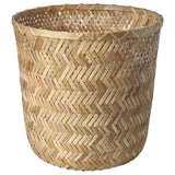 KLYNNON plant pot, handmade bamboo, 24 cm