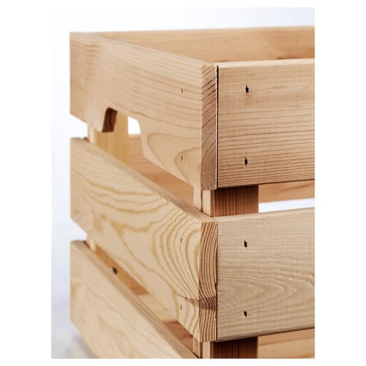 Ikea KNAGGLIG - Box, pine, 46x31x25 cm