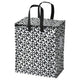 KNALLA bag, black/white, 40x25x47 cm/47 l