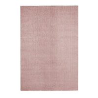 KNARDRUP rug, low pile, pale pink, 133x195 cm