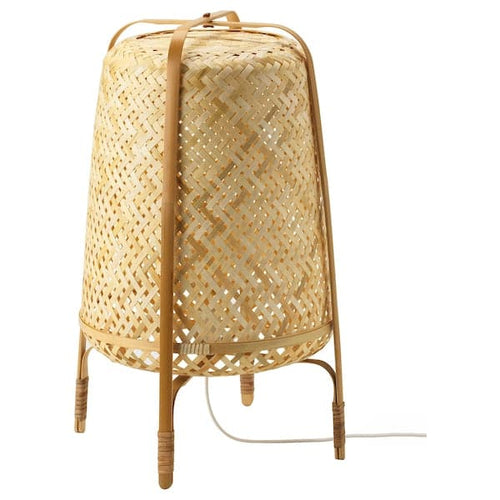 KNIXHULT Floor lamp - bamboo/handmade ,