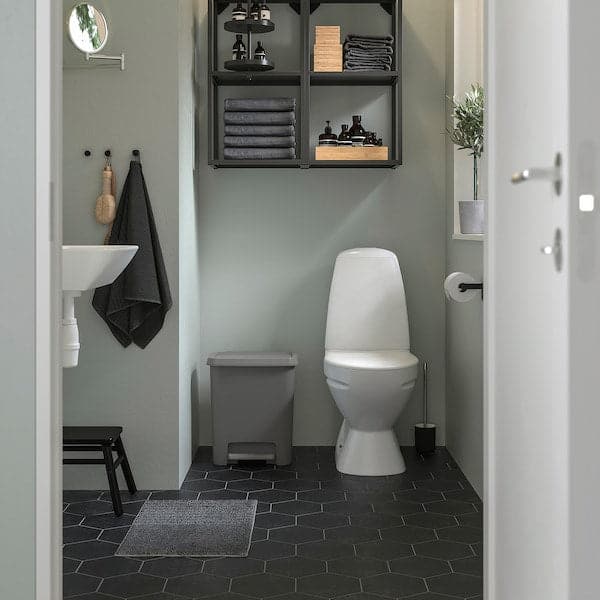 Ikea KNÖCKLA - Pedal bin, dark grey, 25 l