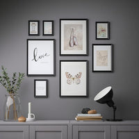 KNOPPÄNG - Frame with poster, set of 8, little things - best price from Maltashopper.com 60512757