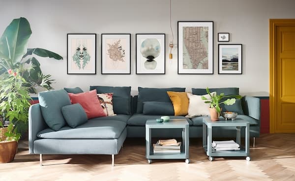 Ikea KNOPPÄNG - Frame, black, 50x70 cm